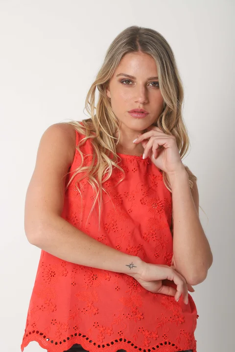 Musculosa KAIA Bordada GU5159