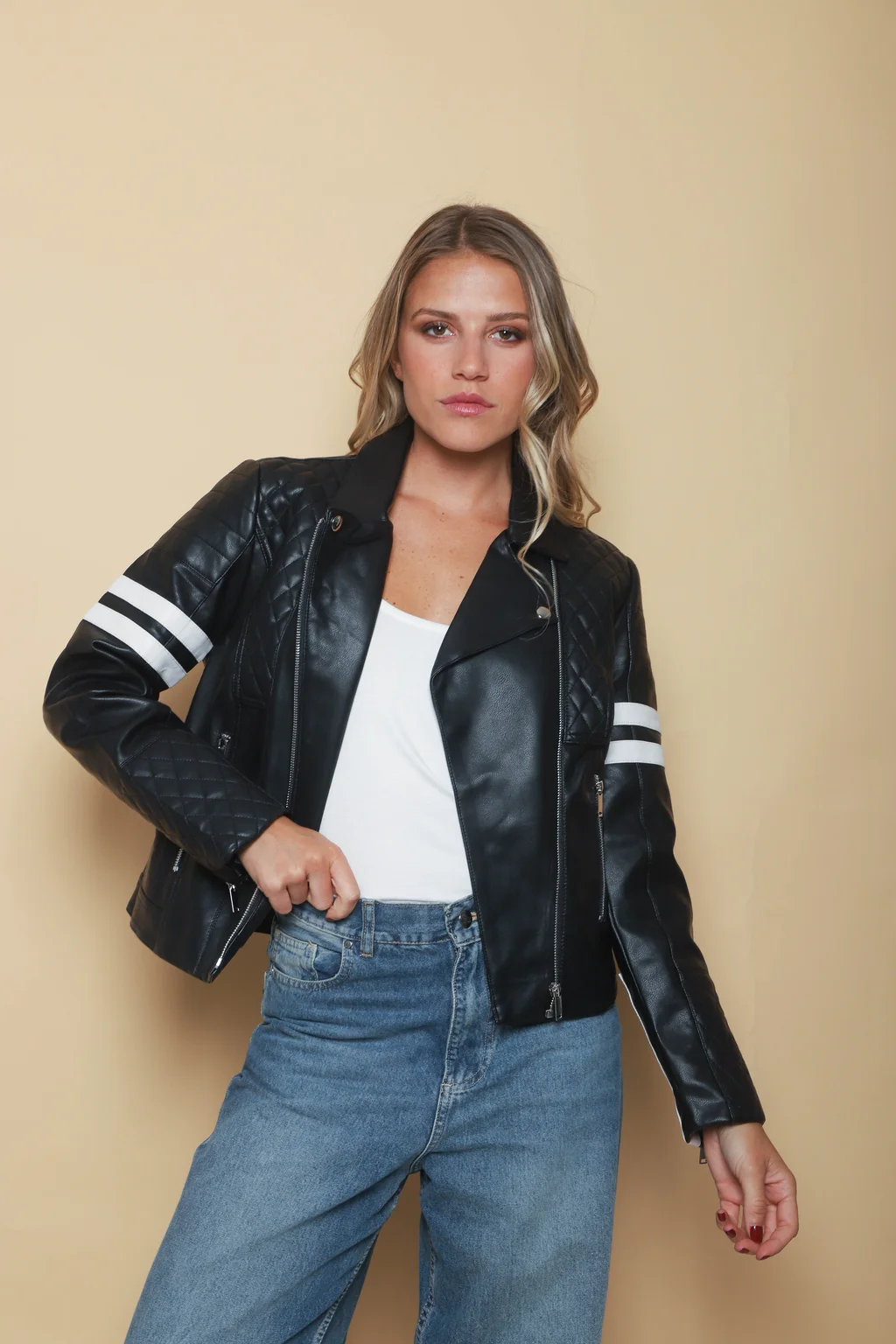Campera Lenny Ecocuero GU2038