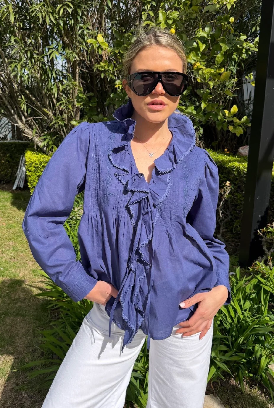 Camisa CARLY Con Volado GU70257