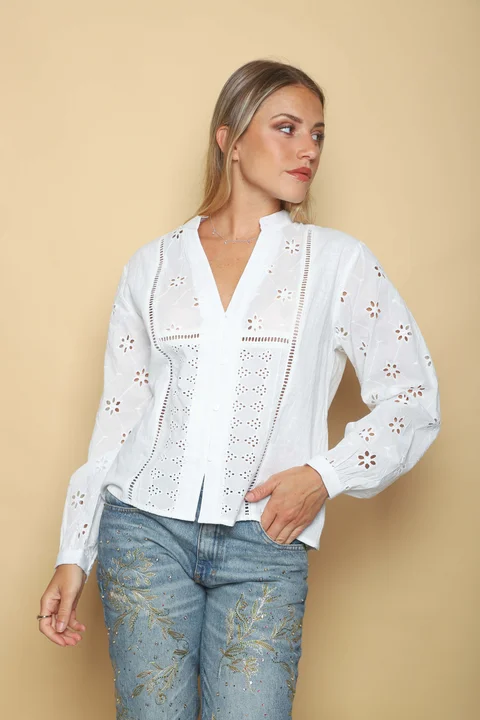 Camisa DARCIL Broderie GU70199