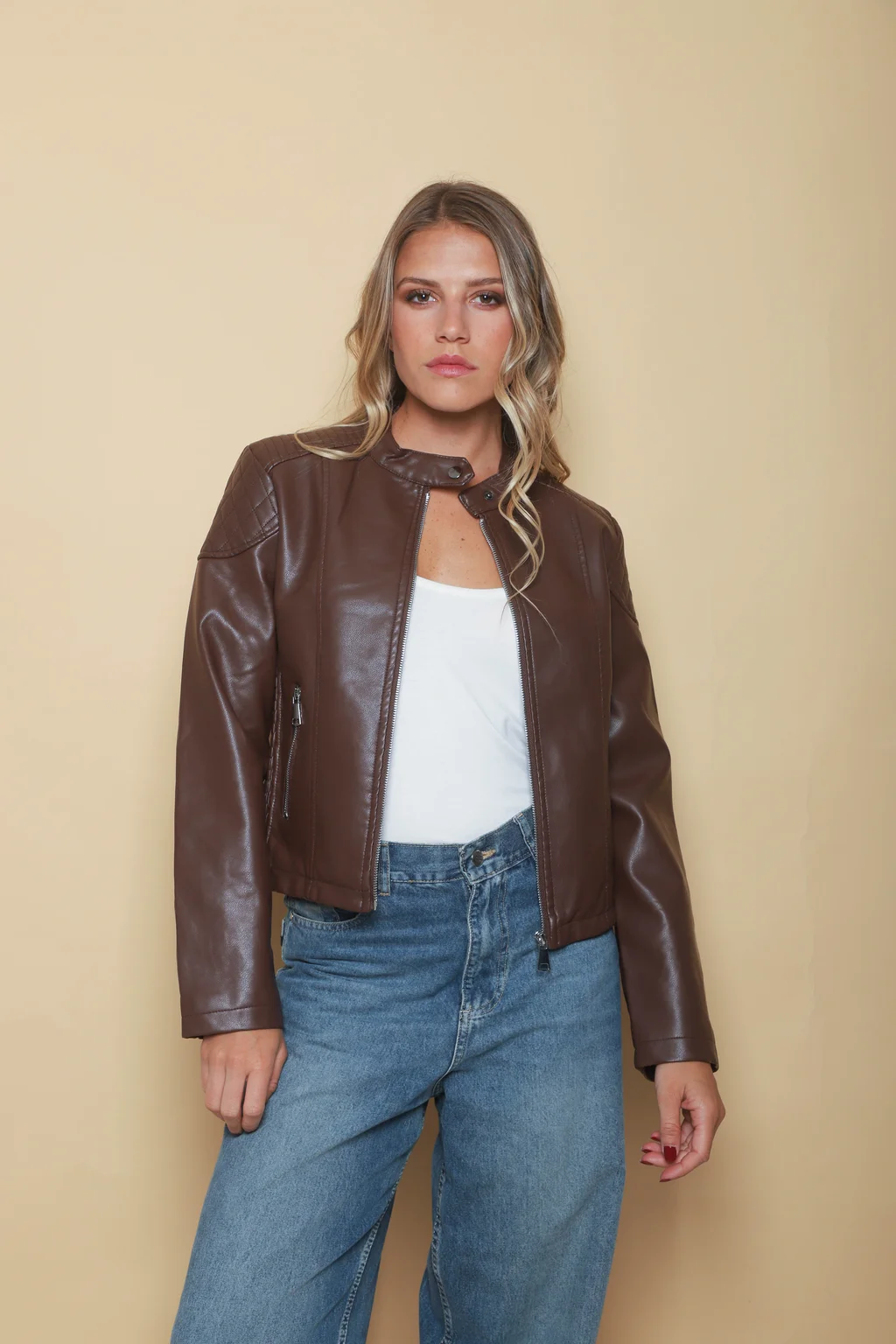 Campera Nashville Ecocuero GU78306