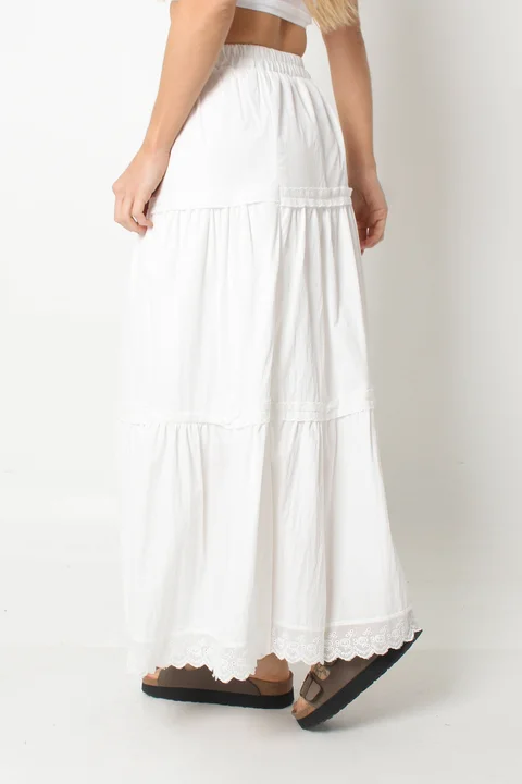 Pollera VISCAYA Paisana Con Puntilla GUN62284