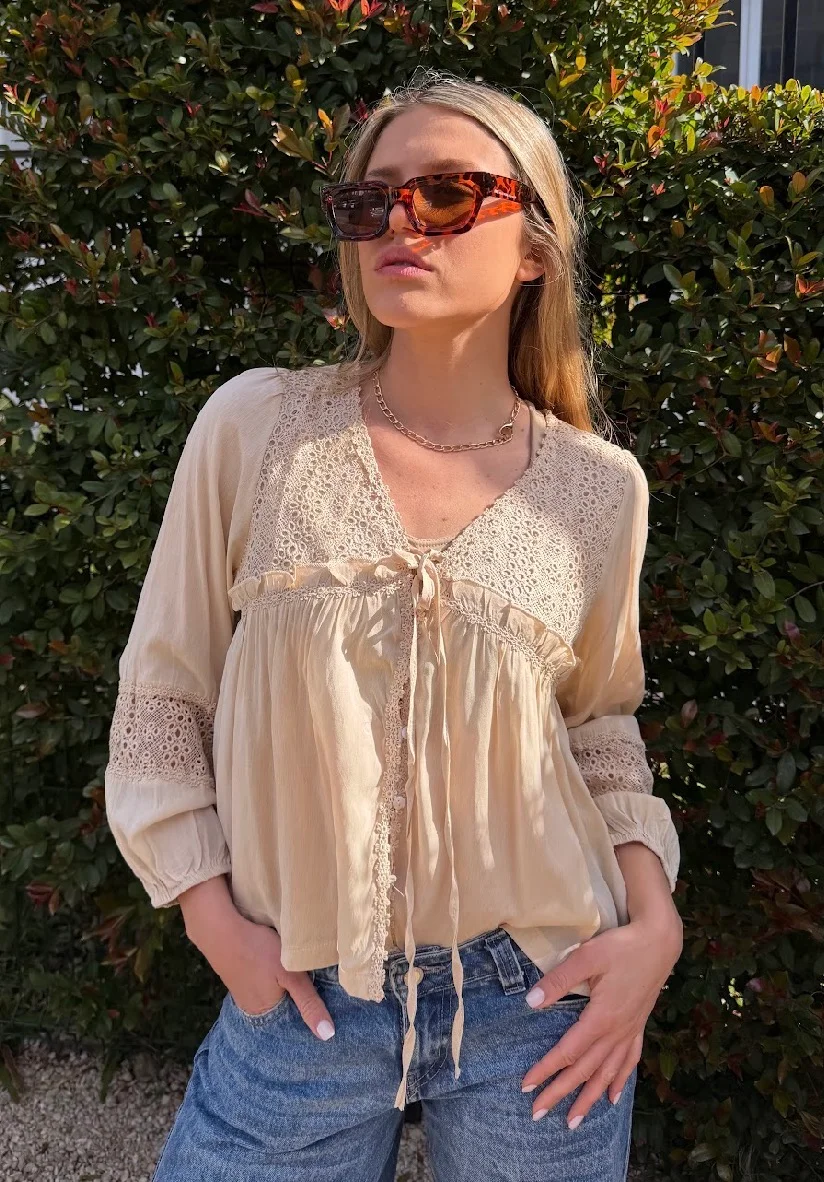 Blusa ROCKET Con Broderie  GU70123