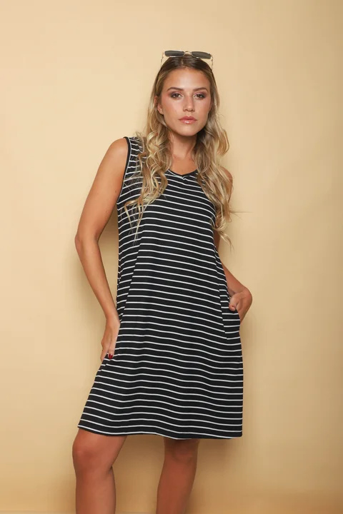 Vestido WAINE Morley Rayado 