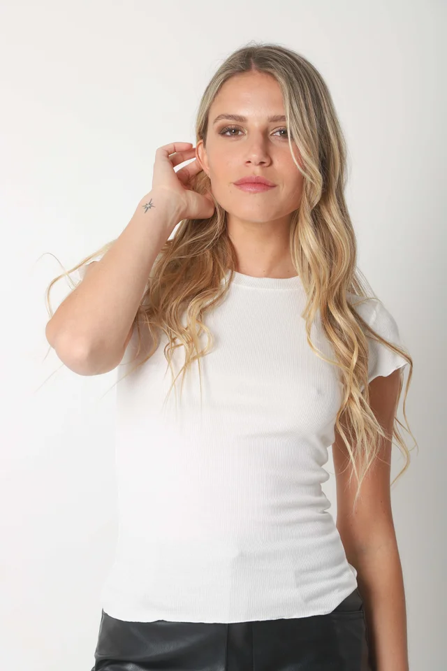 Remera Morley Manga Volado