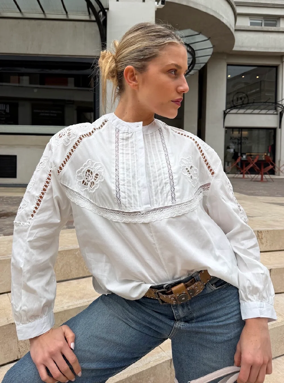 Camisola VARU Tablitas Y Bordado GU70260