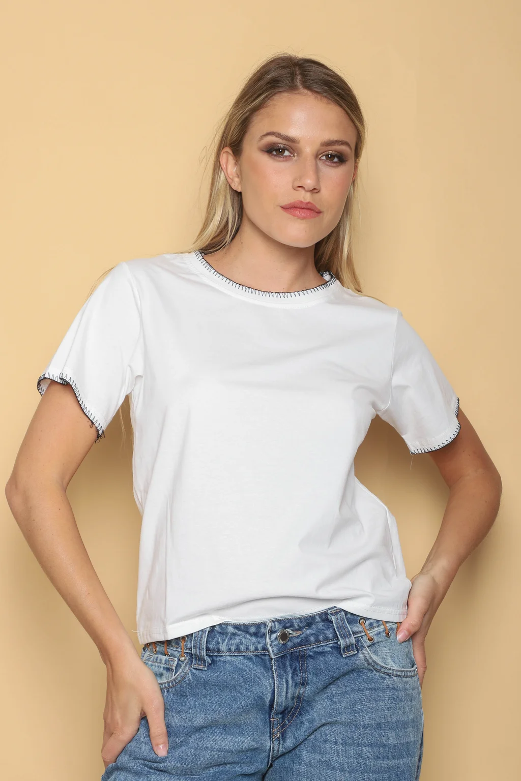 Remera KARTER de Jersey c/ Costura Contratono GU5206