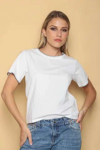 Remera KARTER de Jersey c/ Costura Contratono GU5206 - Vista 1