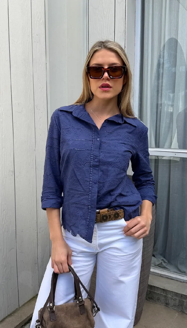 Camisa DARRYL Broderie GUK70287