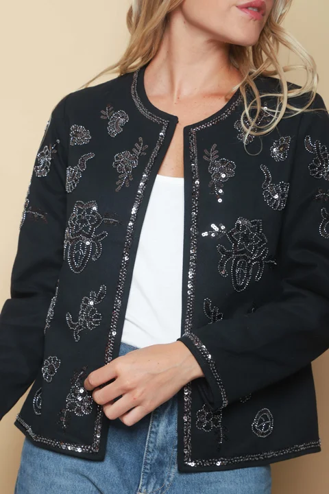 Chaqueta LOREIN Gabardina Bordada GU6004