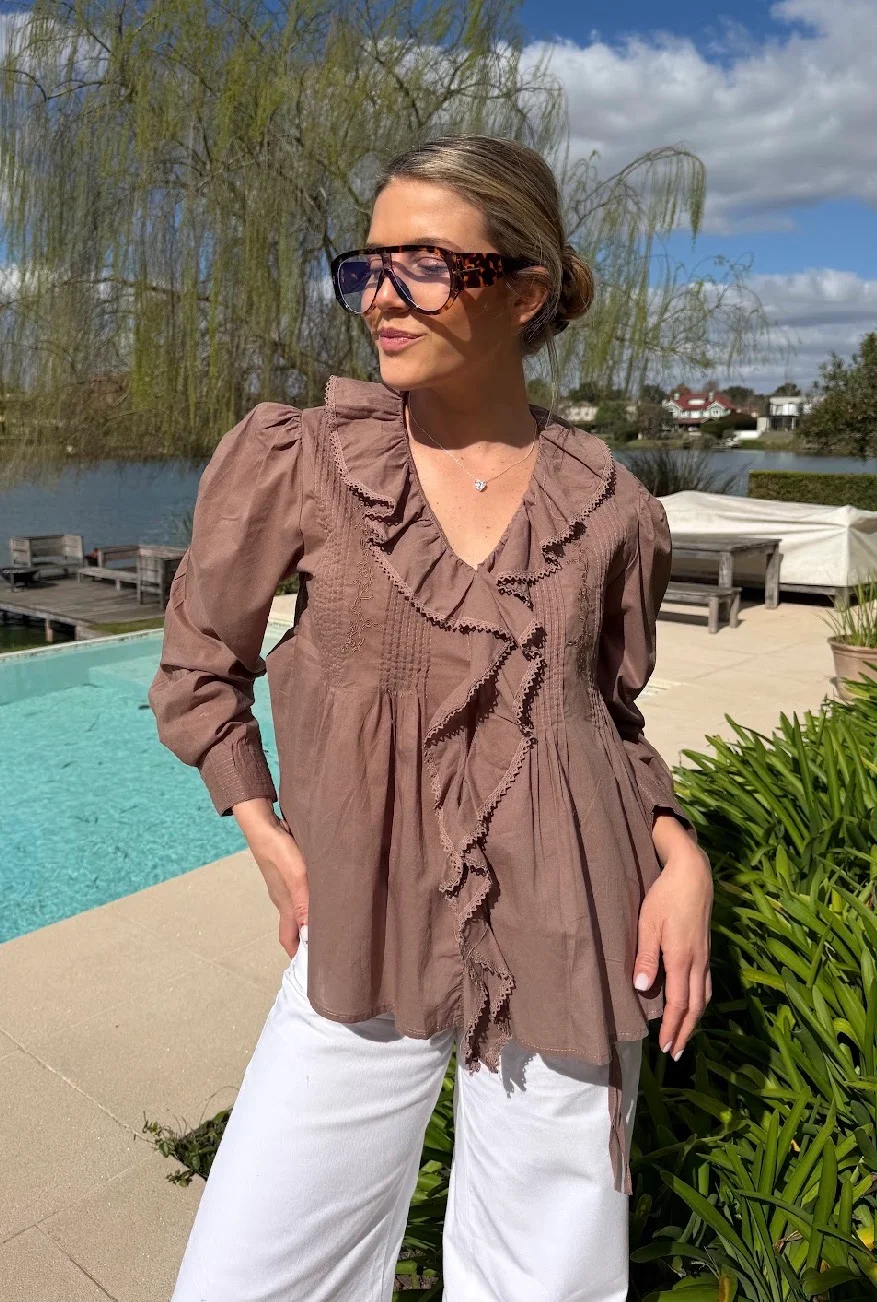 Camisa CARLY Con Volado GU70257