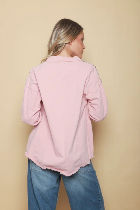 Camisaco RAPSODY gabardina c/tachas GUK70170