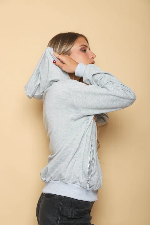 Campera  Siena White  Brillos  Cierres  GUK166