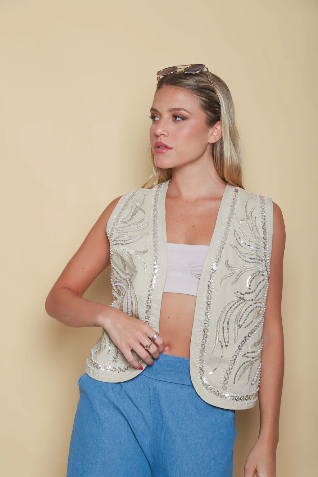 Chaleco BOHO Bordado GUK70206