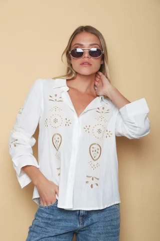 Camisa NERJA Bordada GU0535 - Vista 2