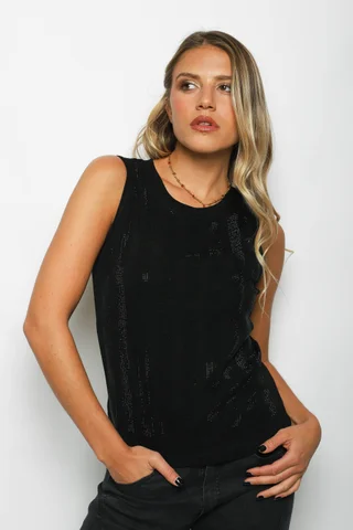 Musculosa VITA c/Strass GU20302 - Vista 4