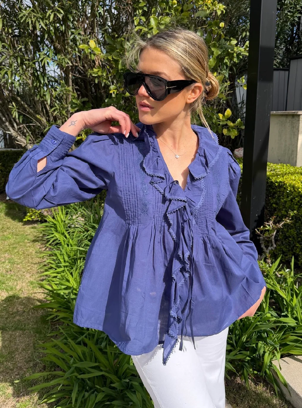 Camisa CARLY Con Volado GU70257