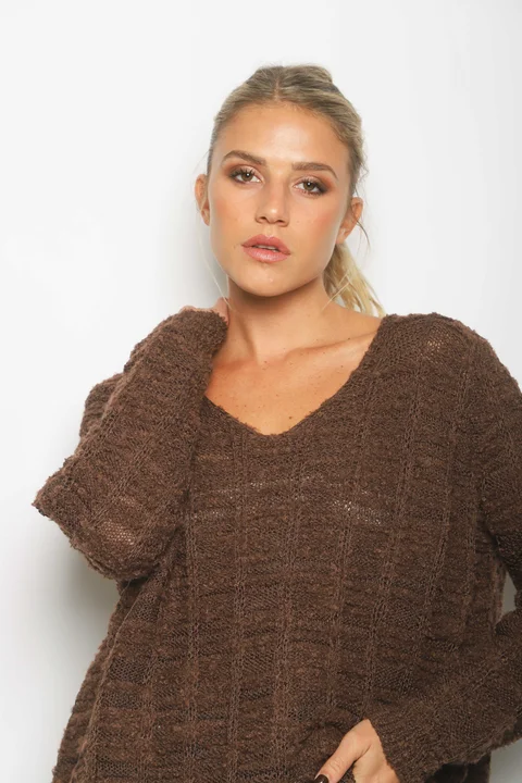 Sweater LAMBI Escote V GU843