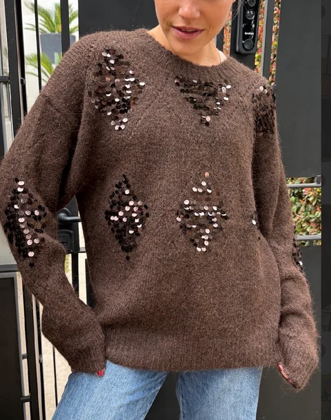 Sweater LUTIER Bordado GU405835