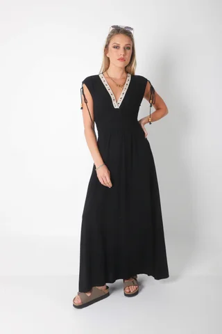 Vestido TAILAND lino GU0553 - Vista 3