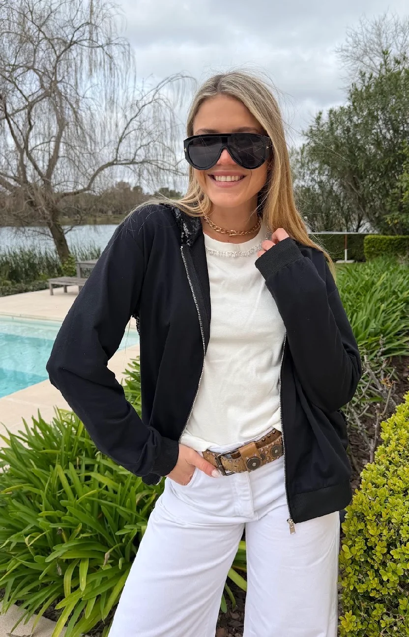 Campera  BRILLIANT con Lentejuelas GUK119