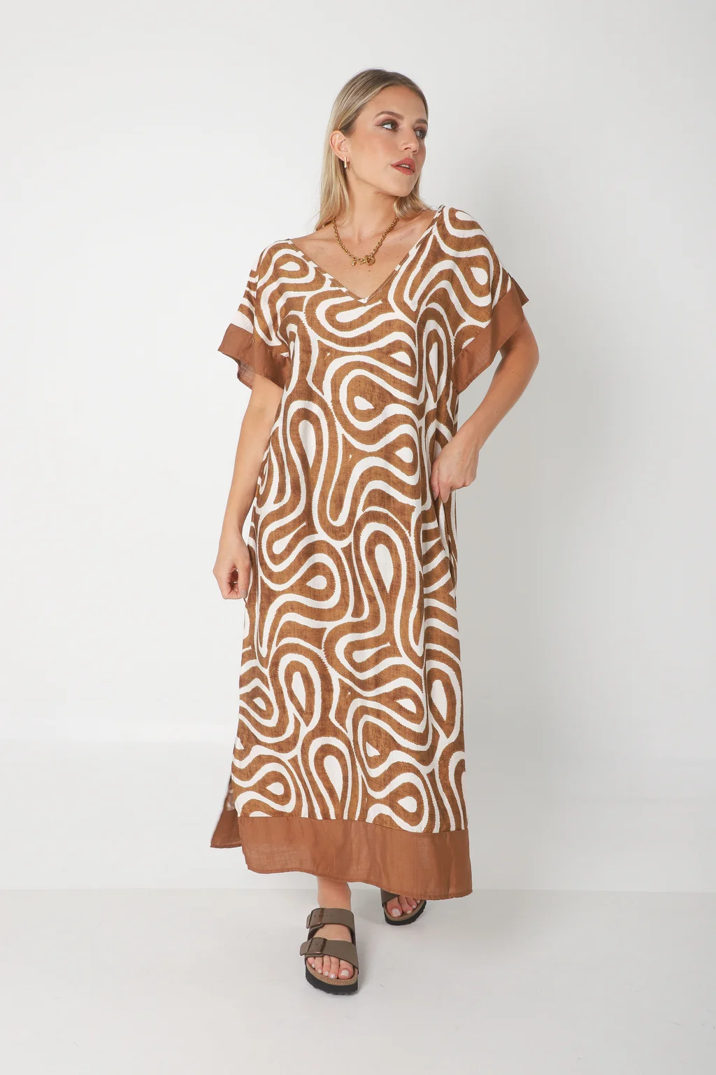 Vestido DOMINIQUE MAREAS LINO GUK70143-1