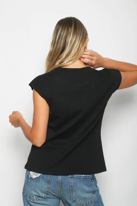 Remera FELISA c/ Hombreras y Piedras GUK70073