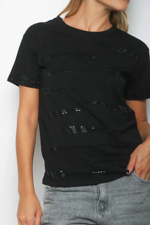 Remera SIDNEY c/strass GV919307