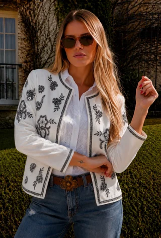 Chaqueta LOREIN Gabardina Bordada GU6004 - Vista 1