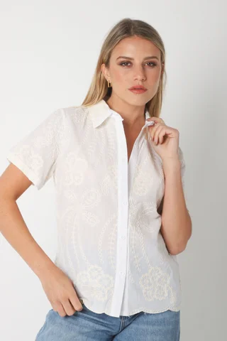 Camisa PORTER Bordada GU5168 - Vista 6