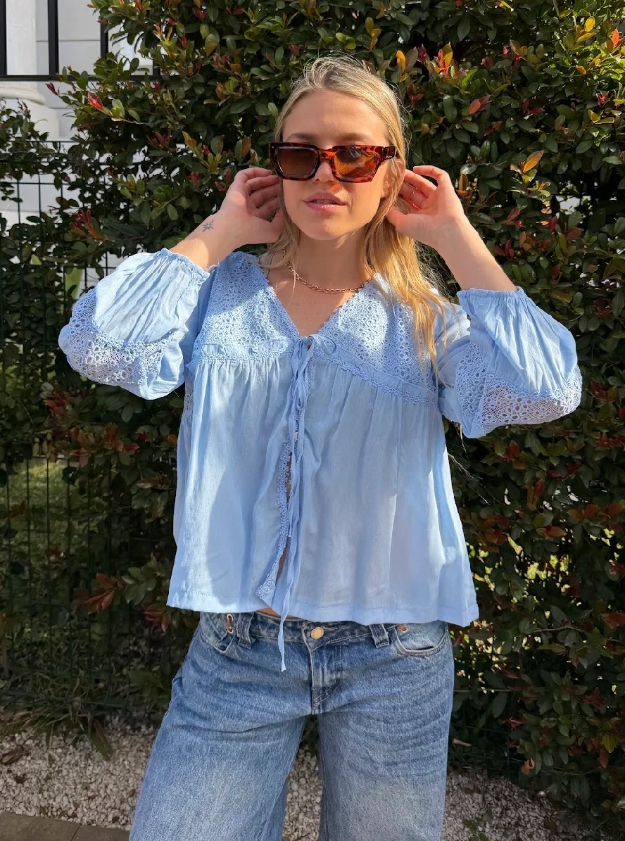 Blusa ROCKET Con Broderie  GU70123