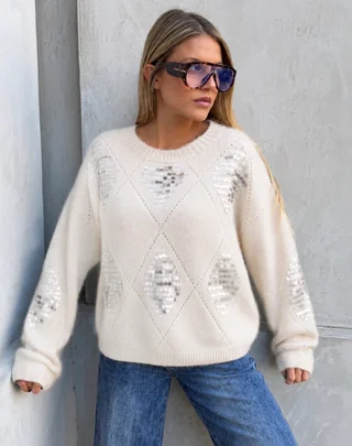 Sweater LUTIER Bordado GU405835 - Vista 6