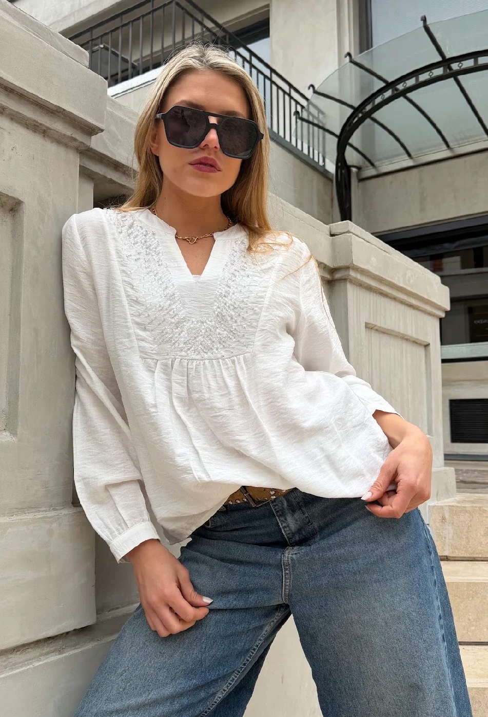 Blusa GUILBOA Bordada GU 6217