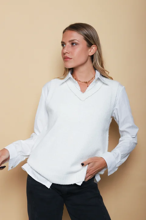 CHALECO ROXY Hilo con Brillos GU806