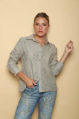 Camisa  MONARQUI RELIEVE GUK70221 - Vista 3