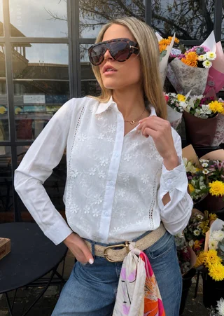 Camisa NIZA Bordada GUK148 - Vista 4