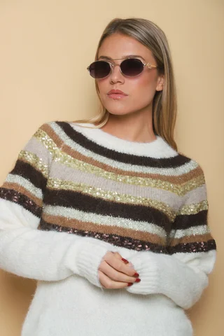 Sweater LIVING RAYADO GU251041 - Vista 6