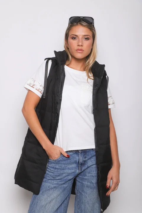 Chaleco Largo Botones ALPES GU98507