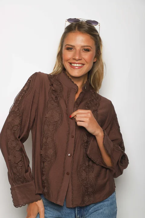 Camisa DOMENICA Bordada GUP33014