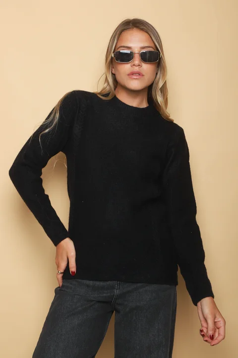 Sweater REINA Panal con Trenzas 0722