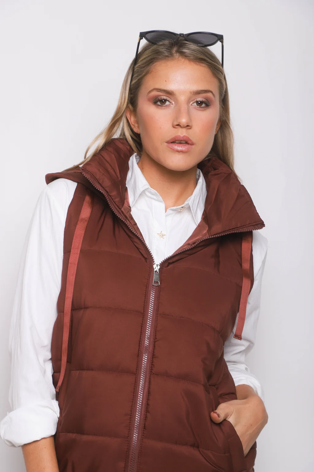 Chaleco Largo Botones ALPES GU98507