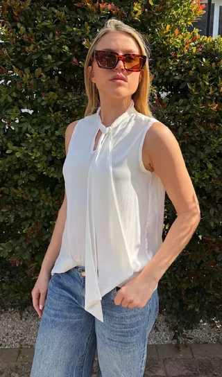 Musculosa Premium Bambula con Lazo GU6220 - Vista 6