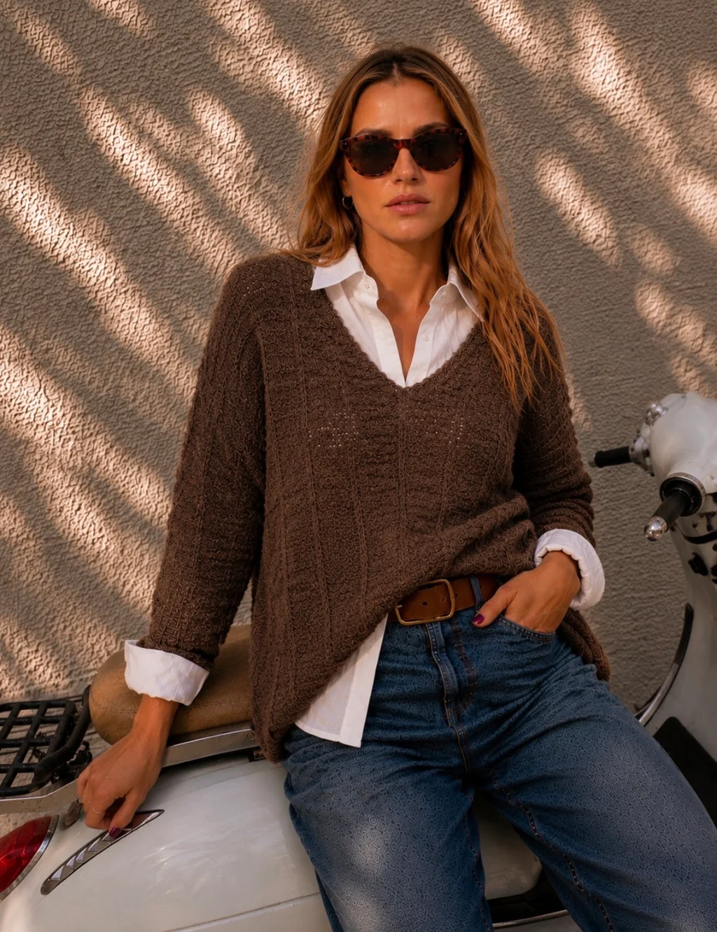 Sweater LAMBI Escote V GU843