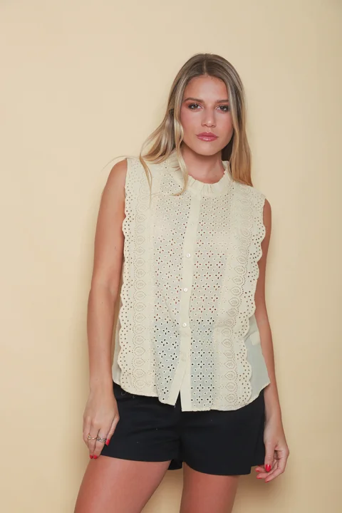 Blusa VIGO Broderie GUK70211