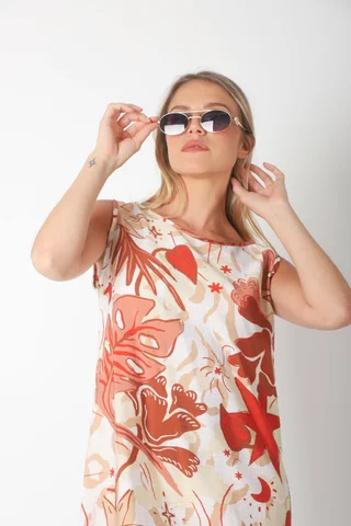 Vestido Weiss Caribean de Satin - Vista 5