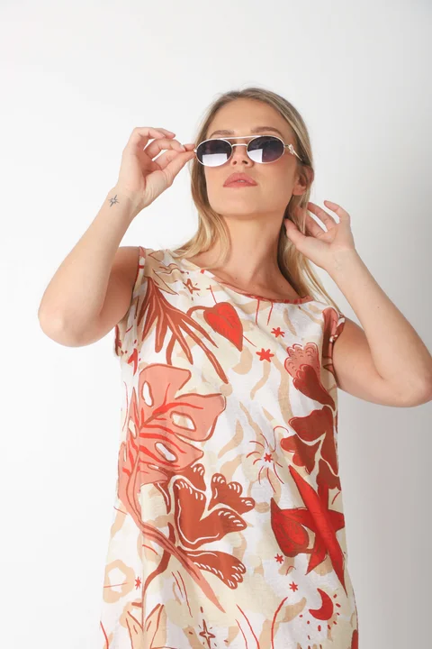 Vestido Weiss Caribean de Satin