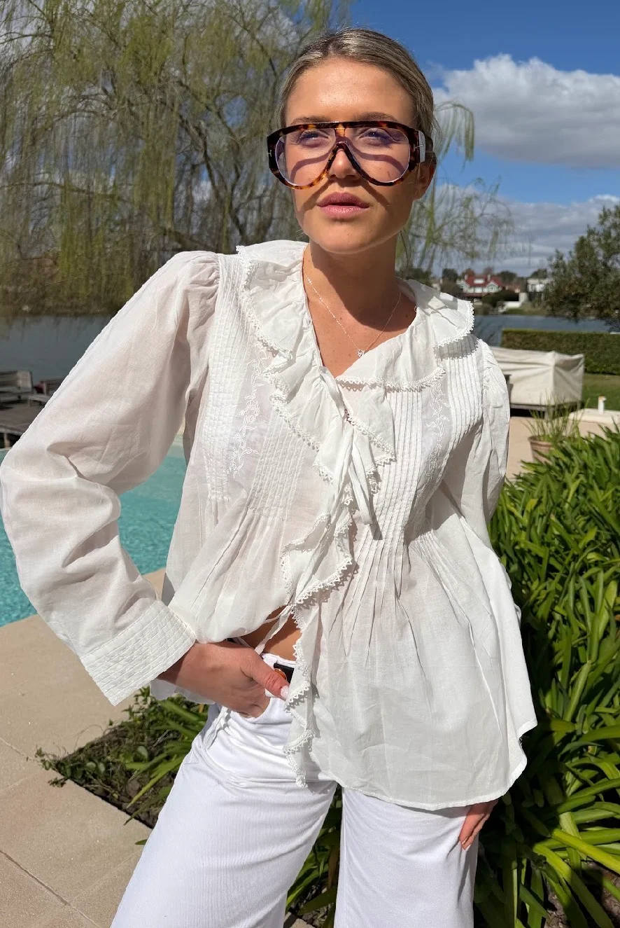 Camisa CARLY Con Volado GU70257