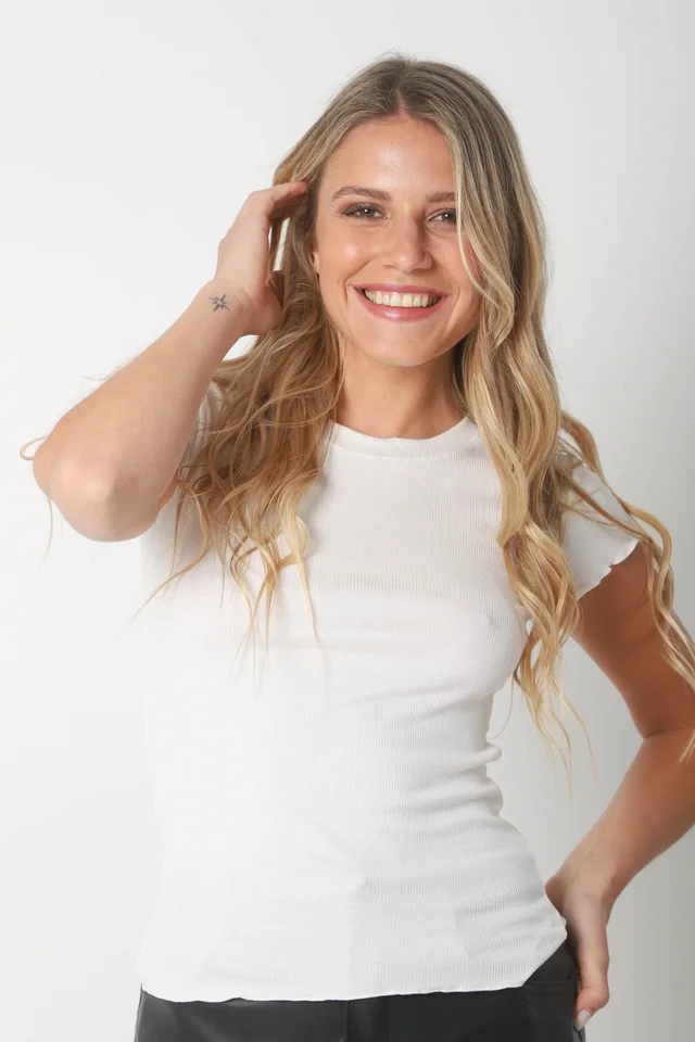 Remera Morley Manga Volado