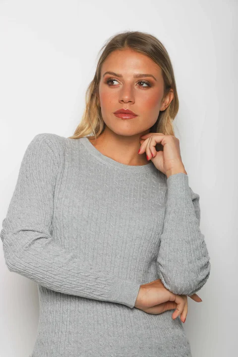 Sweater KALU Trenzado Lurex GUL656