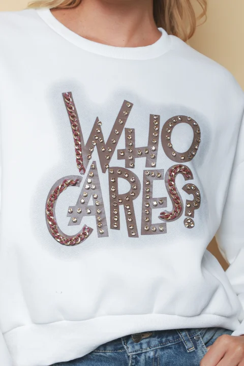 Buzo WHO CARES Gamuzado GUK70076